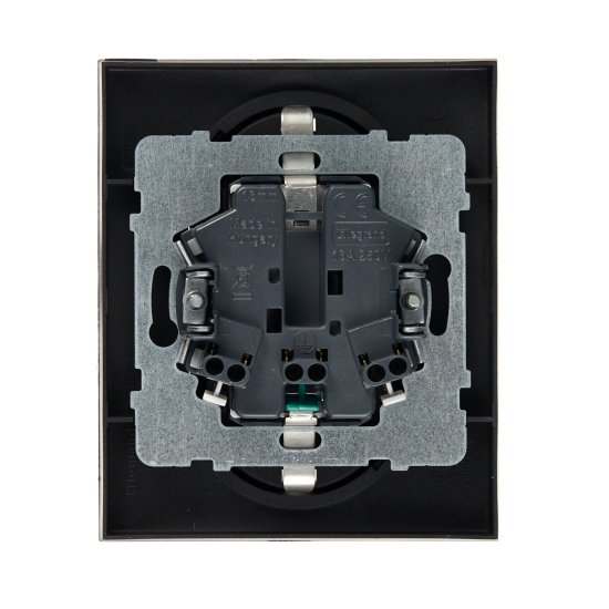 Розетка Legrand Suno встраиваемая антрацит со шторками (721426)