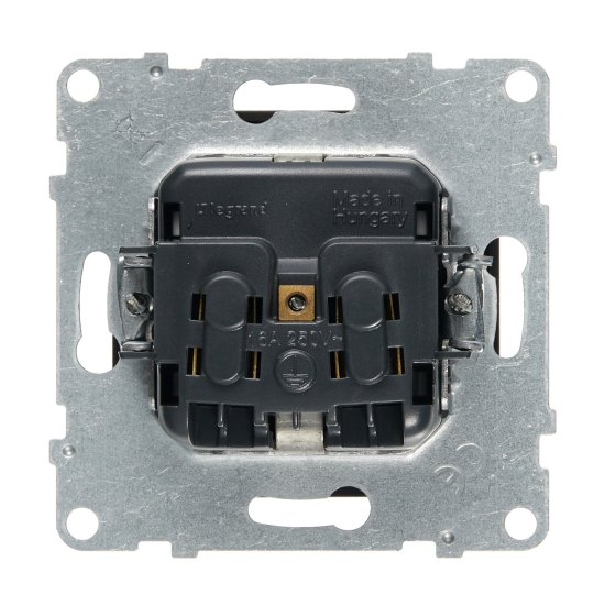 Розетка Legrand Suno встраиваемая антрацит со шторками (721424)