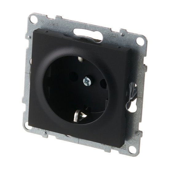 Розетка Legrand Suno встраиваемая антрацит (721425)