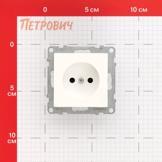 Розетка Legrand Suno встраиваемая белая со шторками (721119)