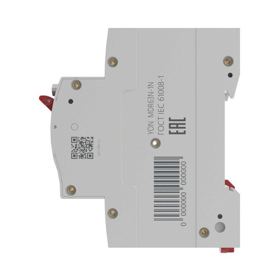 Автомат дифференциальный DKC Yon Max MDR63N 63А 1P+N тип A 100 мА 6 кА (MDR63N-1N3C63-A)