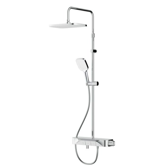 Душевая система AM.PM Func с верхним душем с лейкой со смесителем хром (F078F700)