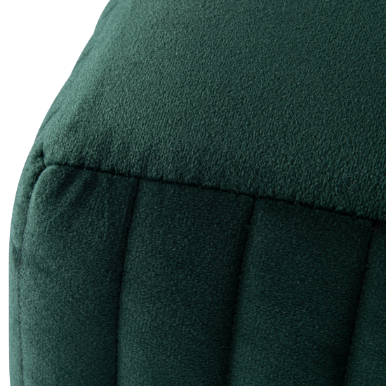 Пуф велюр темно-зеленый 40 x 42 см