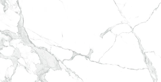 Глазурованный керамогранит Arcadia Ceramica Paradise Statuario Carving 60x120 см 1.44 м² матовый цвет белый