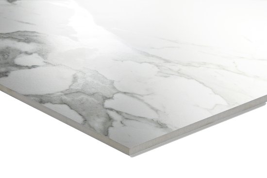 Глазурованный керамогранит Arcadia Ceramica Paradise Statuario Carving 60x120 см 1.44 м² матовый цвет белый