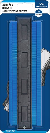 Шаблон для переноса контура Vertextools 3043-250 250 мм