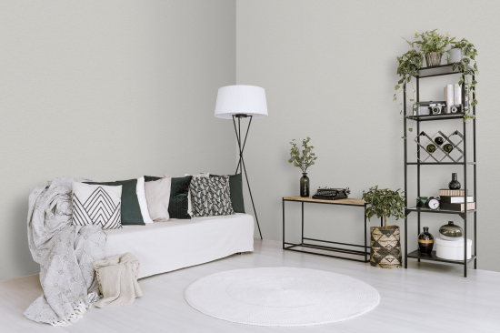 Обои флизелиновые Renowa Canvas бежевые 1.06 м Re588332