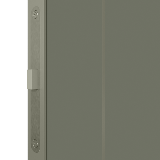 Дверь межкомнатная глухая с замком и петлями в комплекте Сити 1 60x200 см ПВХ цвет форте тренто