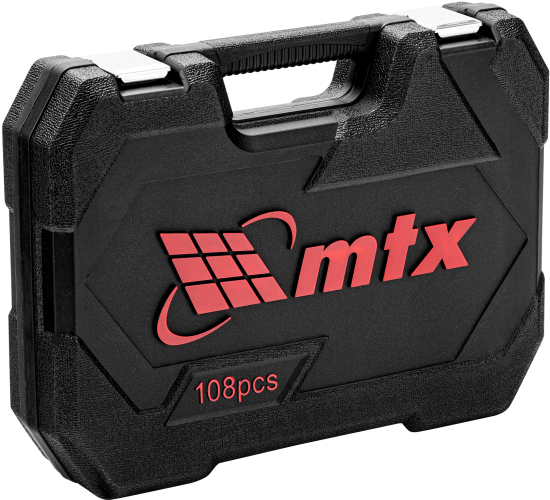 Набор ключ со сменными насадками MTX 135119 1/2, 1/4 дюйма, 108 шт.