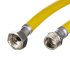 Шланг для газа ПВХ армированный Elka 3/4 НР(ш) х 3/4 ВР(г) 150 см желтый