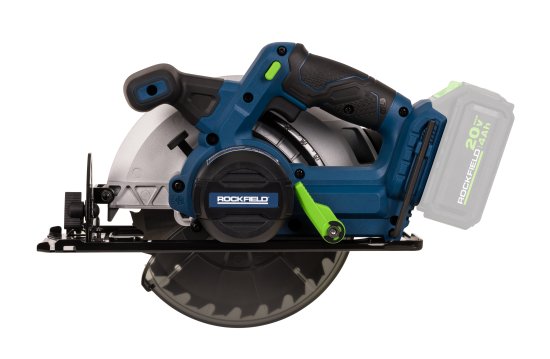 Пила циркулярная аккумуляторная Rockfield RF2310B, 20 В Li-ion без АКБ и ЗУ, 190 мм