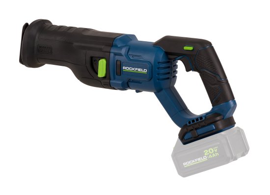 Пила сабельная аккумуляторная Rockfield RF2340B, 20 В Li-Ion, без АКБ и ЗУ