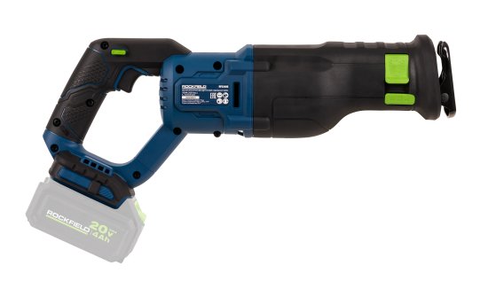 Пила сабельная аккумуляторная Rockfield RF2340B, 20 В Li-Ion, без АКБ и ЗУ
