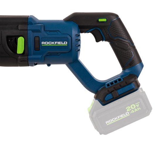 Пила сабельная аккумуляторная Rockfield RF2340B, 20 В Li-Ion, без АКБ и ЗУ