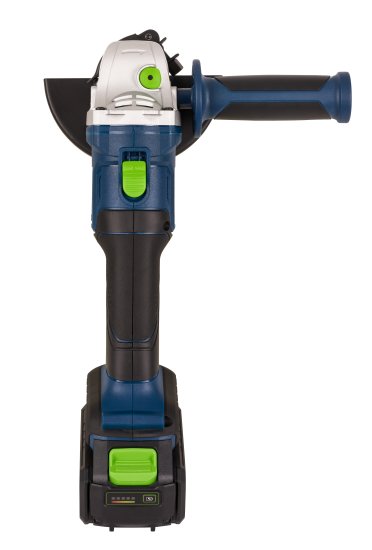 УШМ аккумуляторная бесщеточная Rockfield RF2204BK, 20 В Li-ion 4 Ач, 125 мм