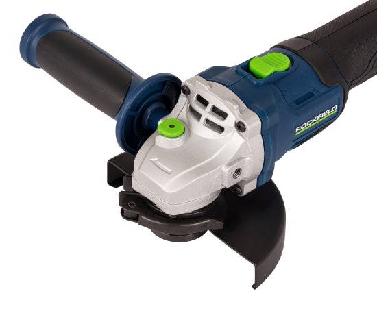 УШМ аккумуляторная бесщеточная Rockfield RF2204BK, 20 В Li-ion 4 Ач, 125 мм