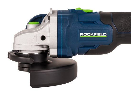 УШМ аккумуляторная бесщеточная Rockfield RF2204BK, 20 В Li-ion 4 Ач, 125 мм