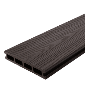Террасная доска ДПК T-Decks цвет Венге 150x25x4000 мм двусторонняя вельвет/структура древесины 0.6 м²