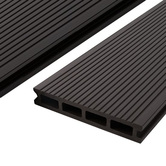 Террасная доска ДПК T-Decks цвет Венге 150x25x4000 мм двусторонняя вельвет/структура древесины 0.6 м²