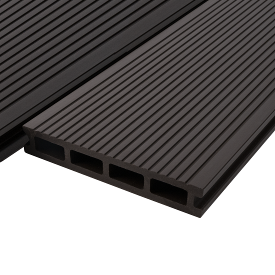 Террасная доска ДПК T-Decks цвет Венге 150x25x4000 мм двусторонняя вельвет/структура древесины 0.6 м²