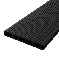 Террасная доска ДПК T-Decks цвет Графит 150x20x4000 мм двусторонняя вельвет/структура древесины 0.6 м²