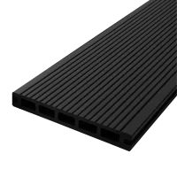 Террасная доска ДПК T-Decks цвет Графит 150x20x4000 мм двусторонняя вельвет/структура древесины 0.6 м²