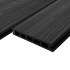 Террасная доска ДПК T-Decks цвет Графит 150x20x4000 мм двусторонняя вельвет/структура древесины 0.6 м²