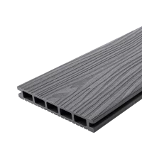 Террасная доска ДПК T-Decks цвет Серый 150x20x4000 мм двусторонняя вельвет/структура древесины 0.6 м²