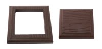 Комплект крышка/юбка для столба ДПК T-Decks 100x100 мм венге