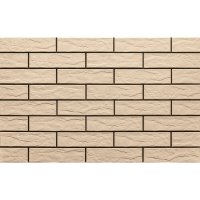 Клинкерная плитка для фасада Cerrad Elewacja rustiko krem (32 шт.= 0,5 кв.м) бежевая 245х65х6,5 мм