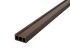 Профиль перил прямой ДПК T-Decks цвет Венге 45x90x3000 мм