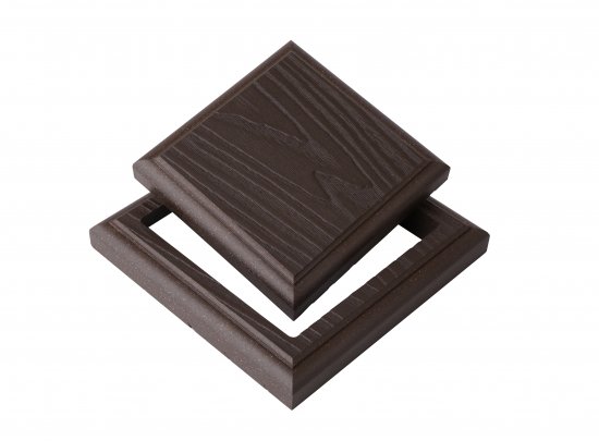 Крышка для столба T-Decks 125x125 мм венге