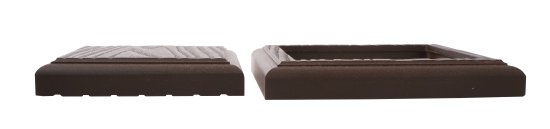 Комплект крышка/юбка для столба T-Decks 125x125 мм ДПК цвет венге