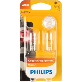 Автолампа PHILIPS W16W W2.1*9.5d 12V /1/10