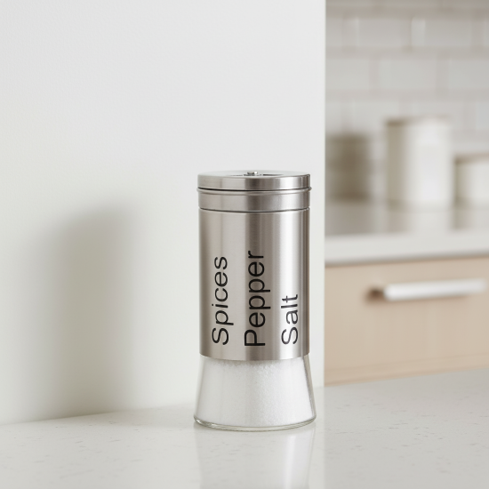 Перечница Mallony Spezia 3 в 1 0.13 л стекло цвет прозрачный/серый