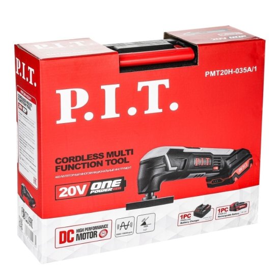 Реноватор аккумуляторный P.I.T. PMT20H-035A/1 20 В 2Ач Li-Ion 1 АКБ и ЗУ