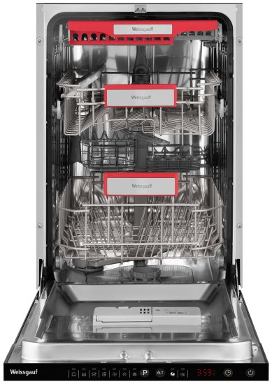Встраиваемая посудомоечная машина Weissgauff BDW 6036 D Infolight 59.6 см 6 программ цвет нержавеющая сталь