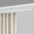Карниз для штор раздвижной однорядный КРОЗБ-160-300 160-300 см железо цвет белый