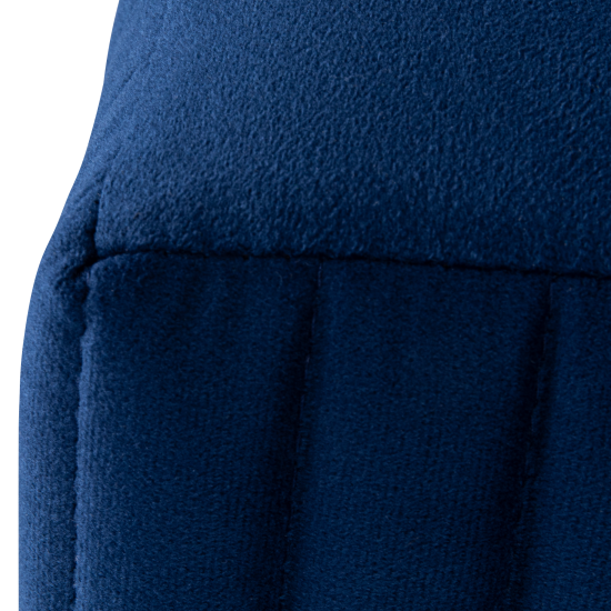 Пуф велюр синий 40 x 42 см