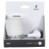 Стакан для зубных щёток Swensa Lock SWR-6600-03-CRM, подвесной, керамика/металл, цвет белый/хром