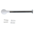 Держатель для туалетной бумаги Swensa Lock SWR-6600-05-CRM цвет белый