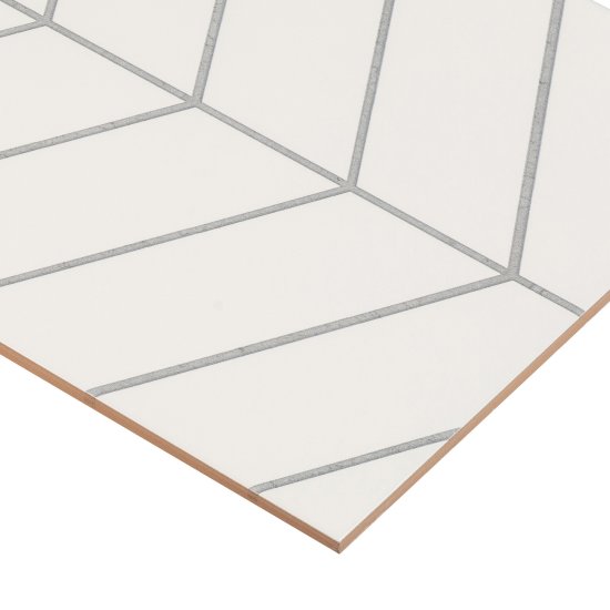 Плитка облицовочная Lavelly Eterno Motivo белая 598x298x8,5 мм (8 шт.=1,425 кв.м)