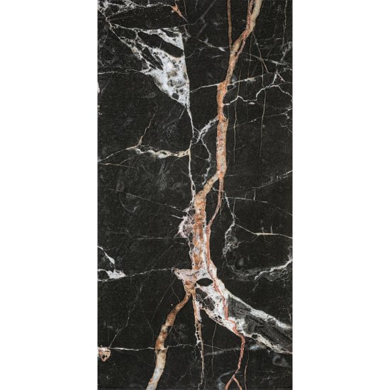 Плитка облицовочная Lavelly Eterno Marmo Accento черная 598x298x8,5 мм (8 шт.=1,425 кв.м)