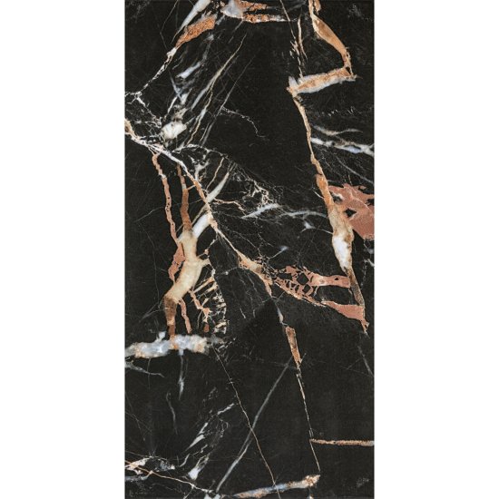 Плитка облицовочная Lavelly Eterno Marmo Accento черная 598x298x8,5 мм (8 шт.=1,425 кв.м)