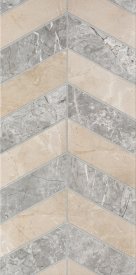 Плитка облицовочная Lavelly Eterno Motivo Calmo серо-бежевая 598x298x8,5 мм (8 шт.=1,425 кв.м)