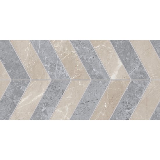 Плитка облицовочная Lavelly Eterno Motivo Calmo серо-бежевая 598x298x8,5 мм (8 шт.=1,425 кв.м)