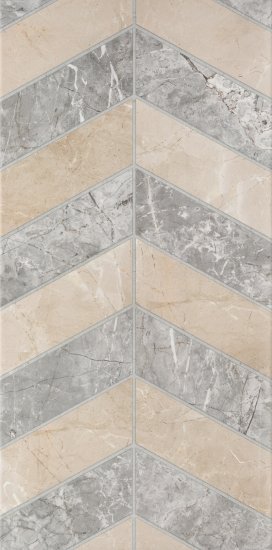 Плитка облицовочная Lavelly Eterno Motivo Calmo серо-бежевая 598x298x8,5 мм (8 шт.=1,425 кв.м)