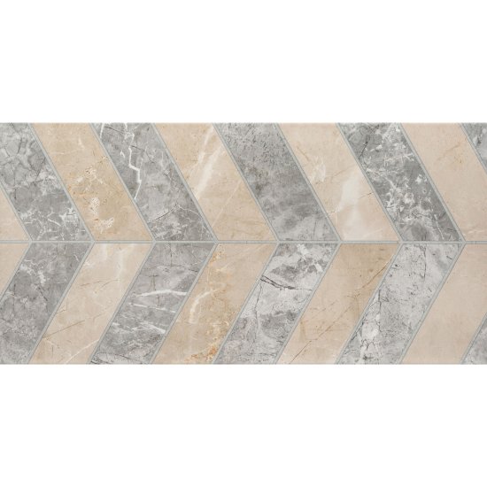 Плитка облицовочная Lavelly Eterno Motivo Calmo серо-бежевая 598x298x8,5 мм (8 шт.=1,425 кв.м)