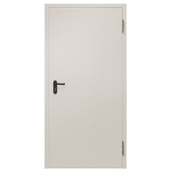 Дверь противопожарная Промет ДП-EIS-60 глухая правая серый RAL 7035 850х2050 мм