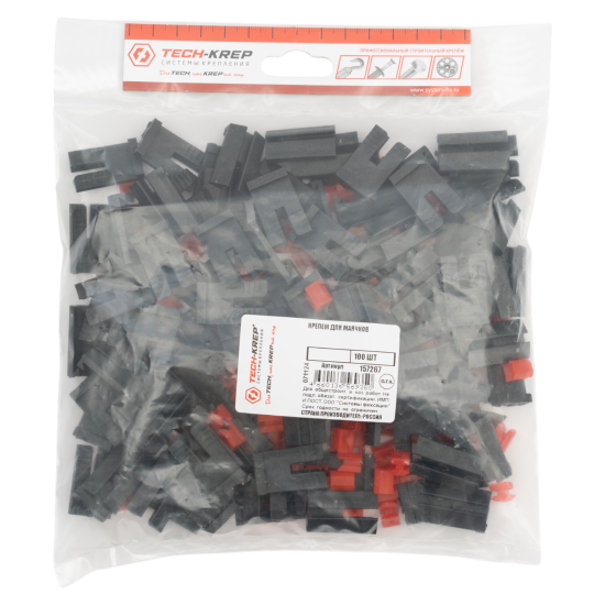 Набор для крепления маячков 100x30 мм пластик 100 шт.
